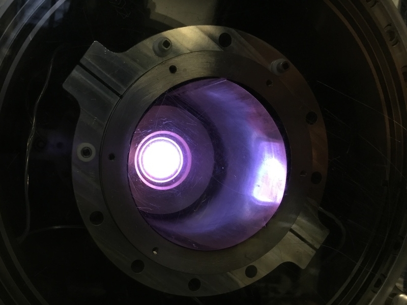 Burning Argon plasma